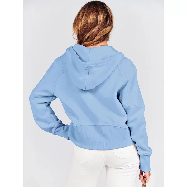 imageANRABESS Women Hoodies Fleece Lined Full Zipper Sweatshirts Long Sleeve Crop Tops Clothes Sweater Thumb HoleLight Blue