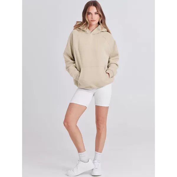 imageANRABESS Women Hoodies Fleece Oversized Sweatshirt Casual Basic Long Sleeve Athletic Workout Pullover Fall ClothesApricot