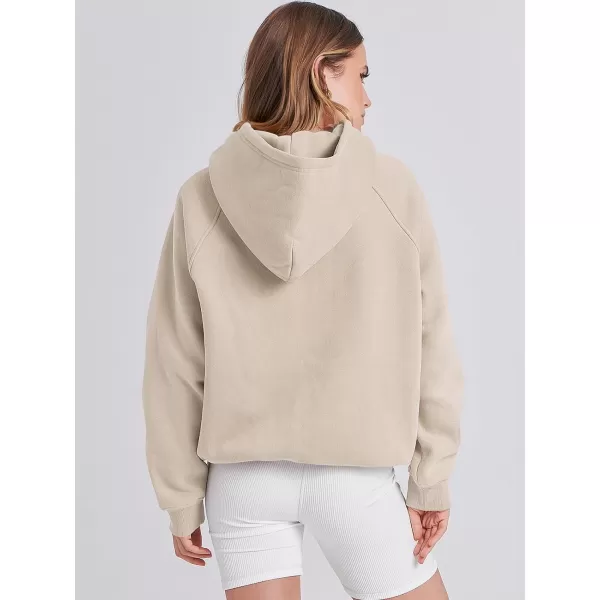 imageANRABESS Women Hoodies Fleece Oversized Sweatshirt Casual Basic Long Sleeve Athletic Workout Pullover Fall ClothesApricot