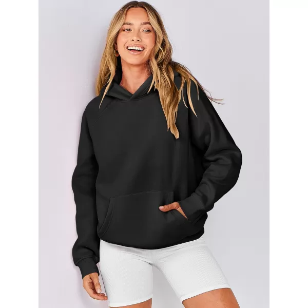 imageANRABESS Women Hoodies Fleece Oversized Sweatshirt Casual Basic Long Sleeve Athletic Workout Pullover Fall ClothesBlack