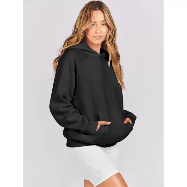 imageANRABESS Women Hoodies Fleece Oversized Sweatshirt Casual Basic Long Sleeve Athletic Workout Pullover Fall ClothesBlack