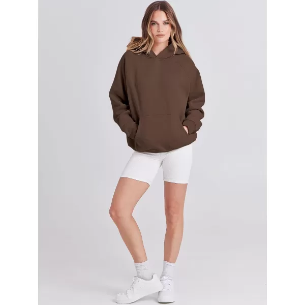 imageANRABESS Women Hoodies Fleece Oversized Sweatshirt Casual Basic Long Sleeve Athletic Workout Pullover Fall ClothesBrown