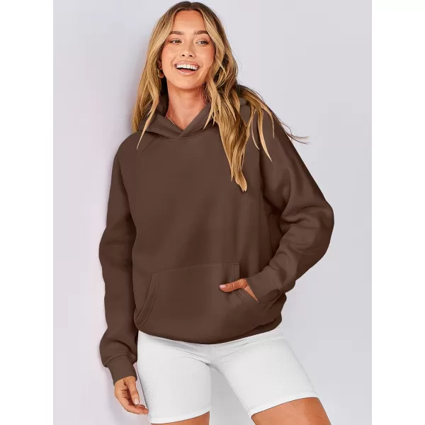 imageANRABESS Women Hoodies Fleece Oversized Sweatshirt Casual Basic Long Sleeve Athletic Workout Pullover Fall ClothesBrown