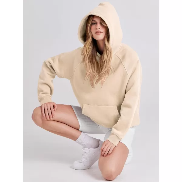 imageANRABESS Women Hoodies Fleece Oversized Sweatshirt Casual Basic Long Sleeve Athletic Workout Pullover Fall ClothesDark Apricot
