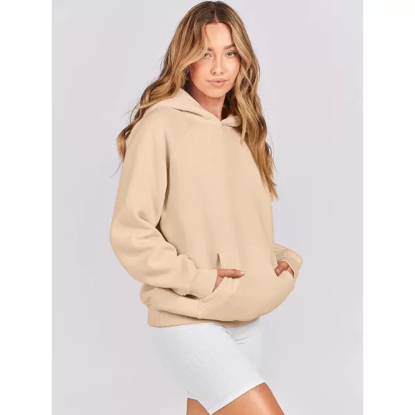 imageANRABESS Women Hoodies Fleece Oversized Sweatshirt Casual Basic Long Sleeve Athletic Workout Pullover Fall ClothesDark Apricot