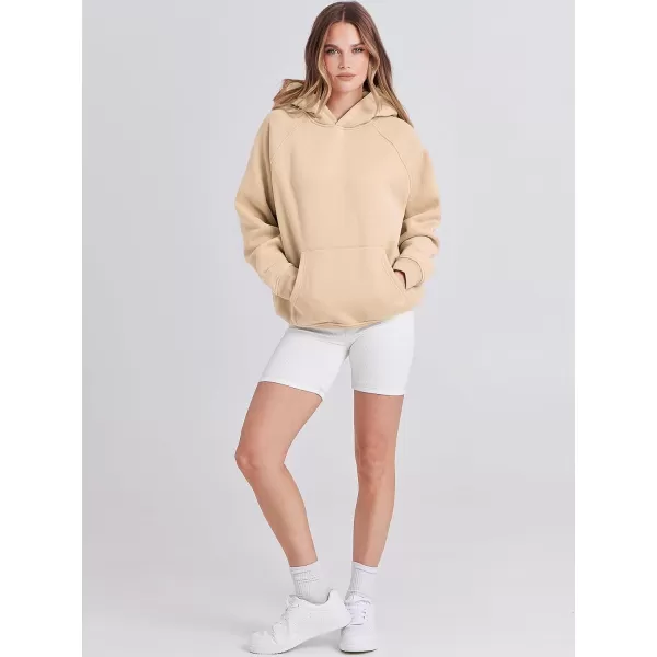 imageANRABESS Women Hoodies Fleece Oversized Sweatshirt Casual Basic Long Sleeve Athletic Workout Pullover Fall ClothesDark Apricot