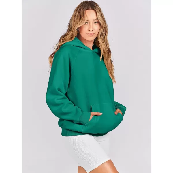 imageANRABESS Women Hoodies Fleece Oversized Sweatshirt Casual Basic Long Sleeve Athletic Workout Pullover Fall ClothesGreen