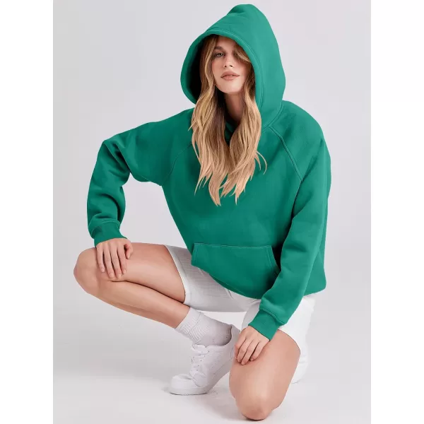 imageANRABESS Women Hoodies Fleece Oversized Sweatshirt Casual Basic Long Sleeve Athletic Workout Pullover Fall ClothesGreen