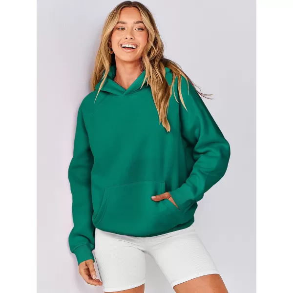 imageANRABESS Women Hoodies Fleece Oversized Sweatshirt Casual Basic Long Sleeve Athletic Workout Pullover Fall ClothesGreen