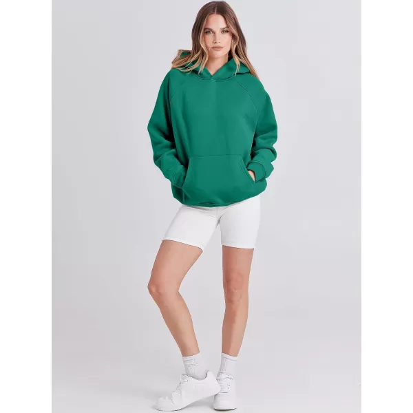 imageANRABESS Women Hoodies Fleece Oversized Sweatshirt Casual Basic Long Sleeve Athletic Workout Pullover Fall ClothesGreen
