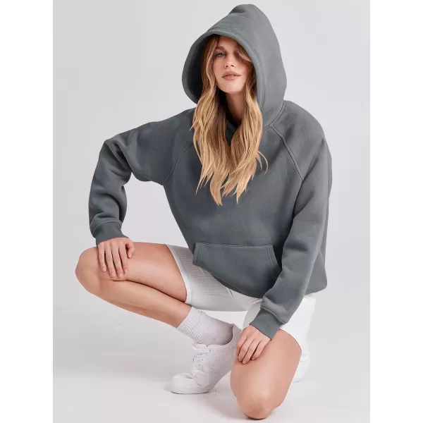 imageANRABESS Women Hoodies Fleece Oversized Sweatshirt Casual Basic Long Sleeve Athletic Workout Pullover Fall ClothesGrey