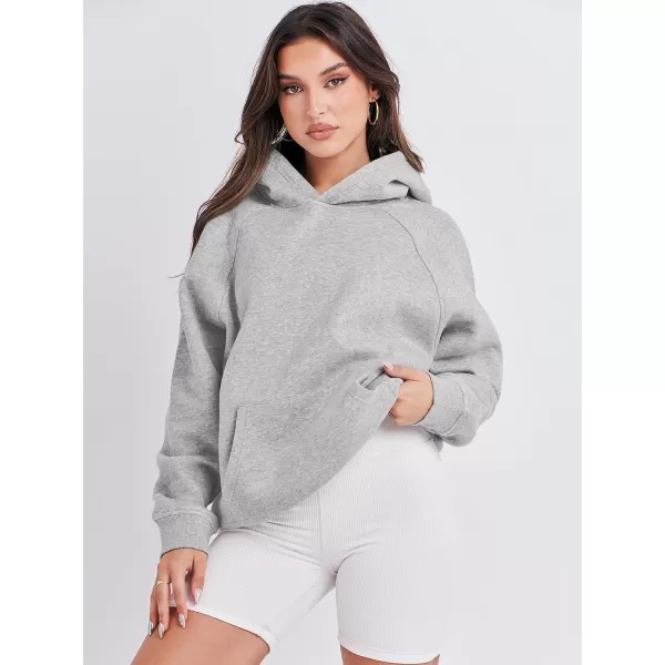 imageANRABESS Women Hoodies Fleece Oversized Sweatshirt Casual Basic Long Sleeve Athletic Workout Pullover Fall ClothesLight Grey
