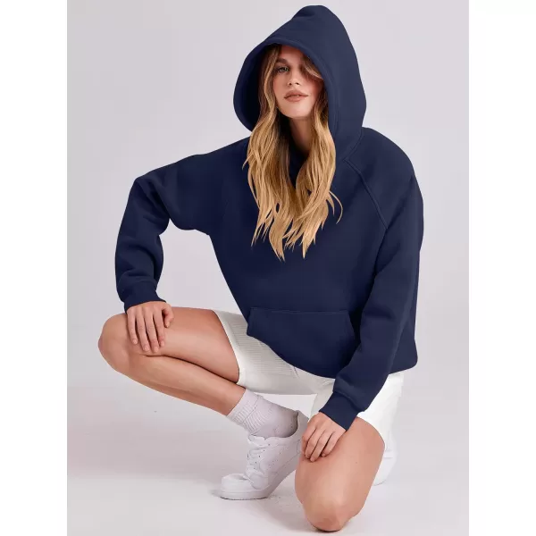 imageANRABESS Women Hoodies Fleece Oversized Sweatshirt Casual Basic Long Sleeve Athletic Workout Pullover Fall ClothesNavy Blue