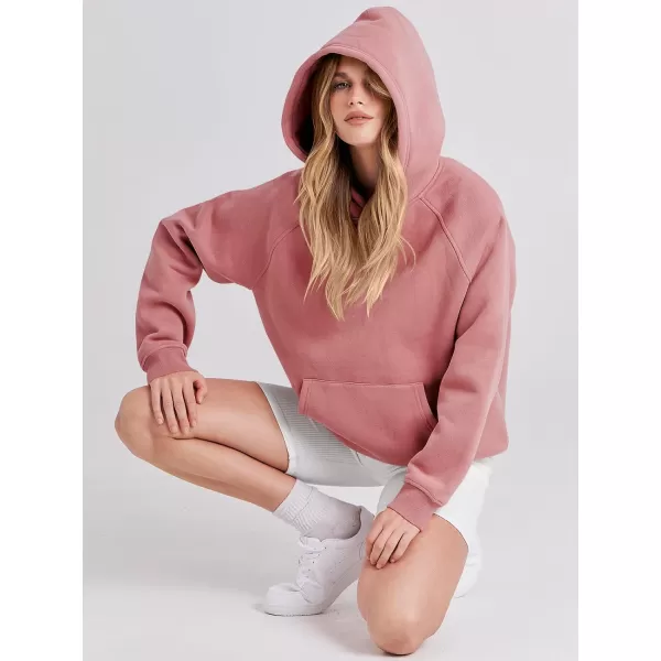 imageANRABESS Women Hoodies Fleece Oversized Sweatshirt Casual Basic Long Sleeve Athletic Workout Pullover Fall ClothesPeach