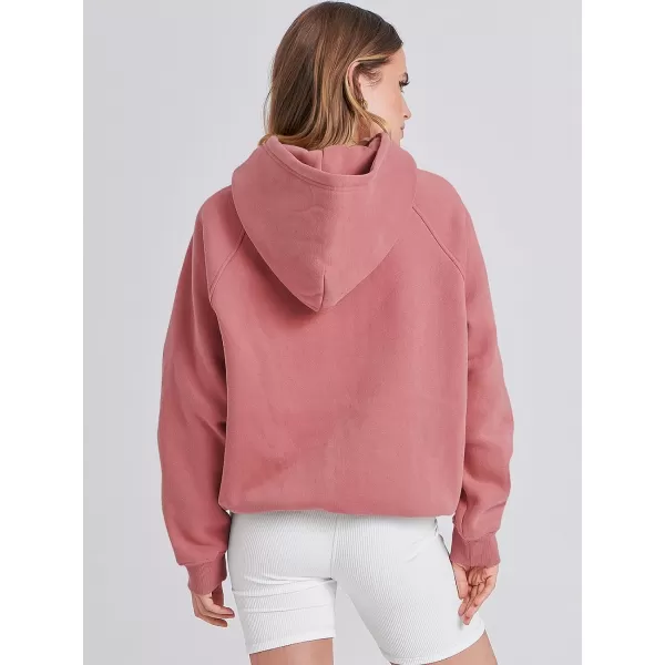 imageANRABESS Women Hoodies Fleece Oversized Sweatshirt Casual Basic Long Sleeve Athletic Workout Pullover Fall ClothesPeach