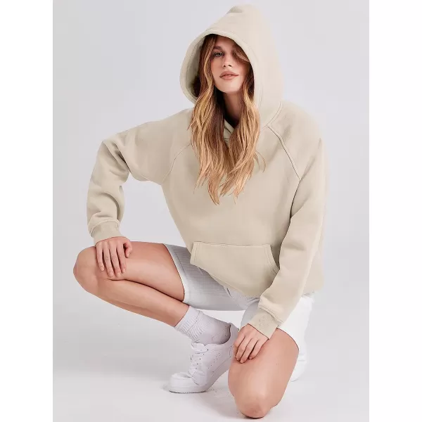 imageANRABESS Women Hoodies Fleece Oversized Sweatshirt Drop Shoulder Long Sleeve Athletic Workout Pullover Y2K ClothesApricot