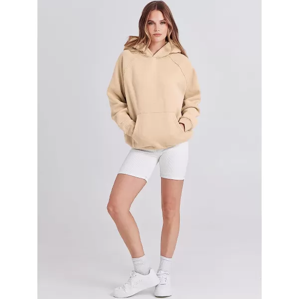 imageANRABESS Women Hoodies Fleece Oversized Sweatshirt Drop Shoulder Long Sleeve Athletic Workout Pullover Y2K ClothesDark Apricot