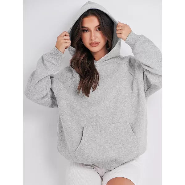 imageANRABESS Women Hoodies Fleece Oversized Sweatshirt Drop Shoulder Long Sleeve Athletic Workout Pullover Y2K ClothesLight Grey