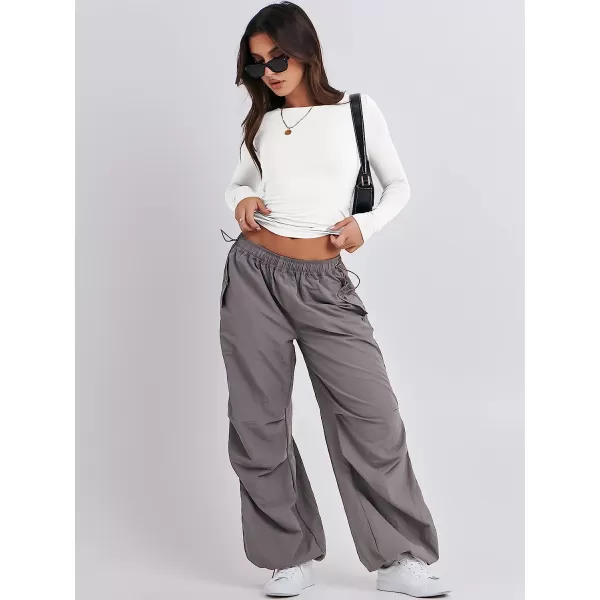 imageANRABESS Women Long Sleeve Slim Fit Crop Top Going Out Tight Y2K TShirt Trendy Tees StreetwearWhite