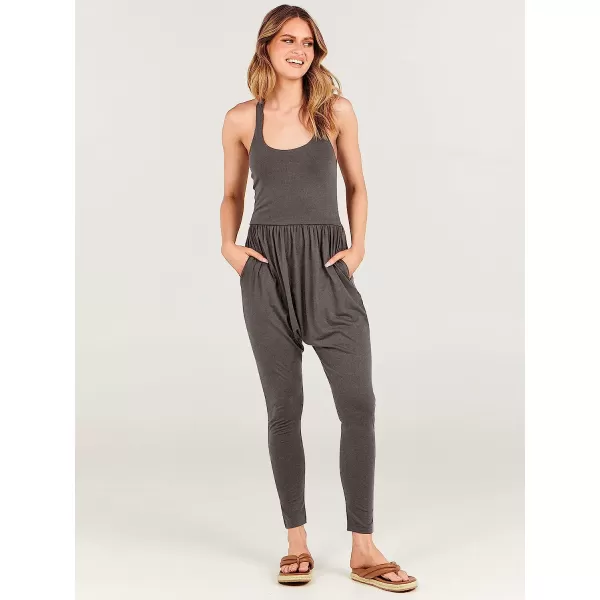 imageANRABESS Women Summer Casual Loose Sleeveless Jumpsuit Romper Tank Harem Overalls Yoga OutfitsGray