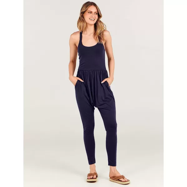 imageANRABESS Women Summer Casual Loose Sleeveless Jumpsuit Romper Tank Harem Overalls Yoga OutfitsNavy Blue