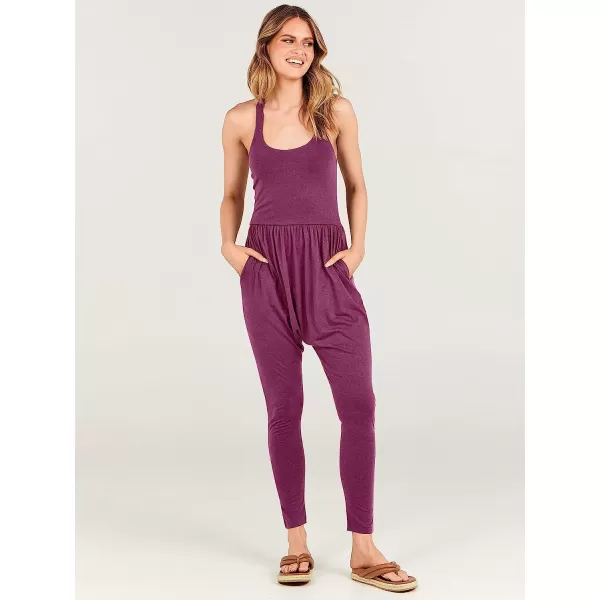 imageANRABESS Women Summer Casual Loose Sleeveless Jumpsuit Romper Tank Harem Overalls Yoga OutfitsPurple