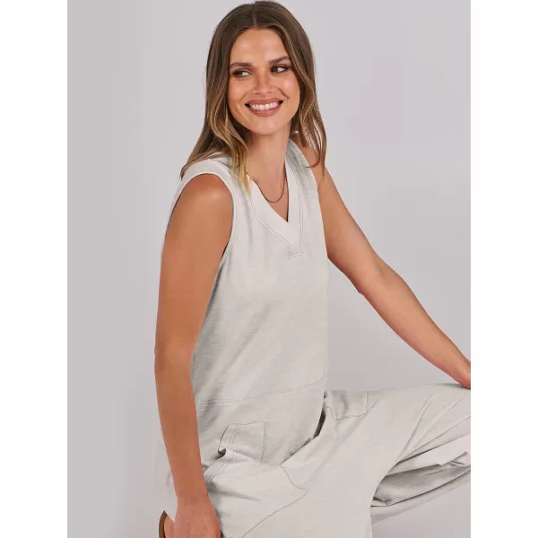 imageANRABESS Women Summer Casual Sleeveless V Neck Harem Jumpsuits One Piece Outfits Baggy Loose Lounge Rompers JumperBeige