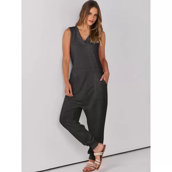 imageANRABESS Women Summer Casual Sleeveless V Neck Harem Jumpsuits One Piece Outfits Baggy Loose Lounge Rompers JumperBlack