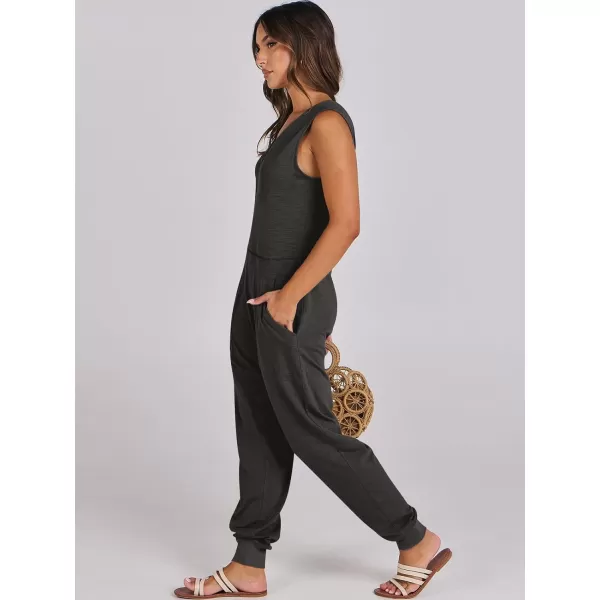 imageANRABESS Women Summer Casual Sleeveless V Neck Harem Jumpsuits One Piece Outfits Baggy Loose Lounge Rompers JumperBlack