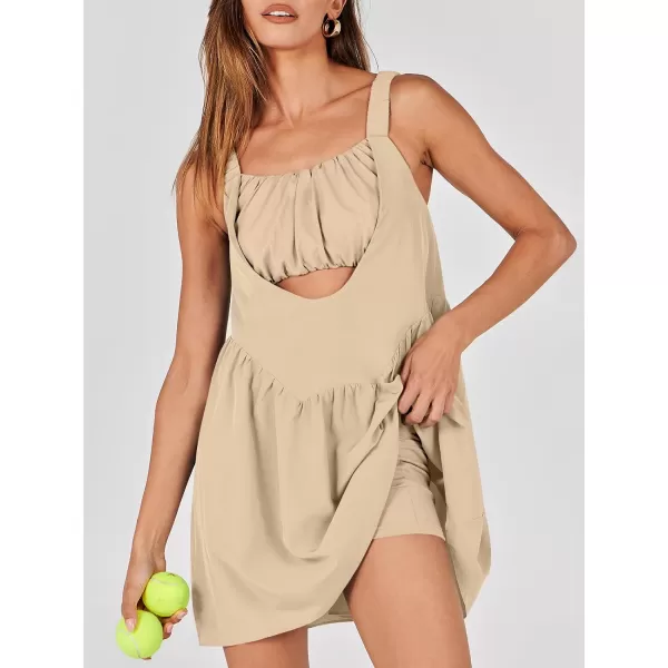 imageANRABESS Women Summer Sleeveless Mini Dress Builtin Bra and Shorts Casual Cutout Workout Athletic 2 Piece Tennis DressesApricot