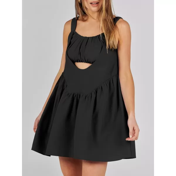 imageANRABESS Women Summer Sleeveless Mini Dress Builtin Bra and Shorts Casual Cutout Workout Athletic 2 Piece Tennis DressesBlack