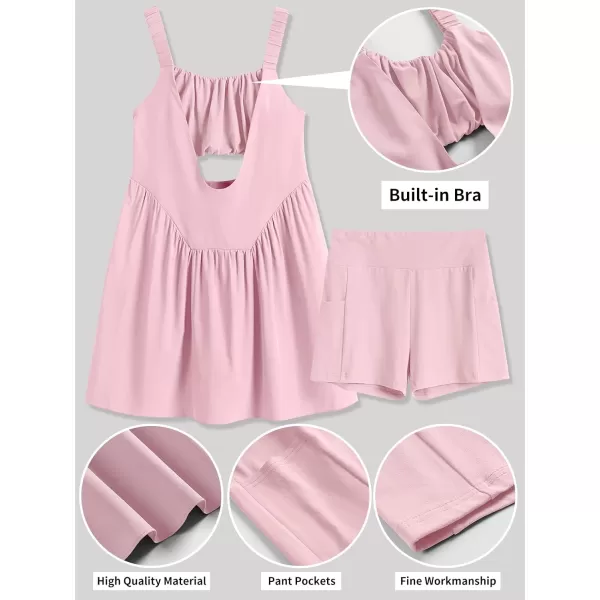 imageANRABESS Women Summer Sleeveless Mini Dress Builtin Bra and Shorts Casual Cutout Workout Athletic 2 Piece Tennis DressesPink