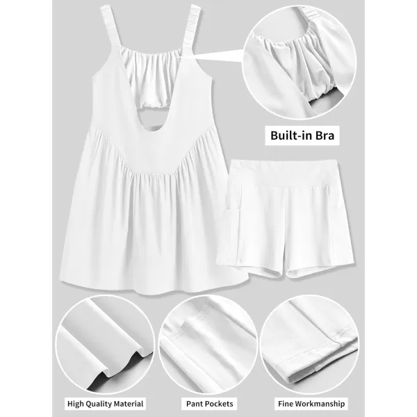 imageANRABESS Women Summer Sleeveless Mini Dress Builtin Bra and Shorts Casual Cutout Workout Athletic 2 Piece Tennis DressesWhite