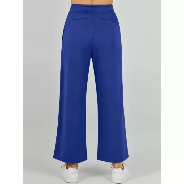 imageANRABESS Womens 2 Piece Outfits Summer Outfits Sleeveless Wide Leg Jumpsuits Casual Lounge SetsRoyal Blue