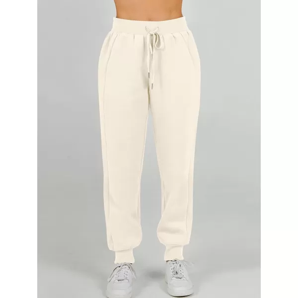 imageANRABESS Womens 2 Piece Outfits Sweatsuit Set Quarter Zip Long Sleeve Sweatshirt Jogger Sweatpants Tracksuit Lounge SetApricot