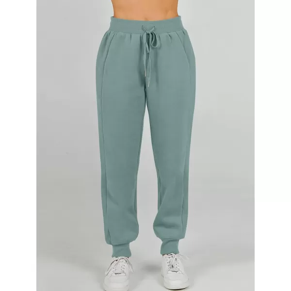 imageANRABESS Womens 2 Piece Outfits Sweatsuit Set Quarter Zip Long Sleeve Sweatshirt Jogger Sweatpants Tracksuit Lounge SetLake