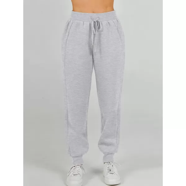 imageANRABESS Womens 2 Piece Outfits Sweatsuit Set Quarter Zip Long Sleeve Sweatshirt Jogger Sweatpants Tracksuit Lounge SetLight Grey