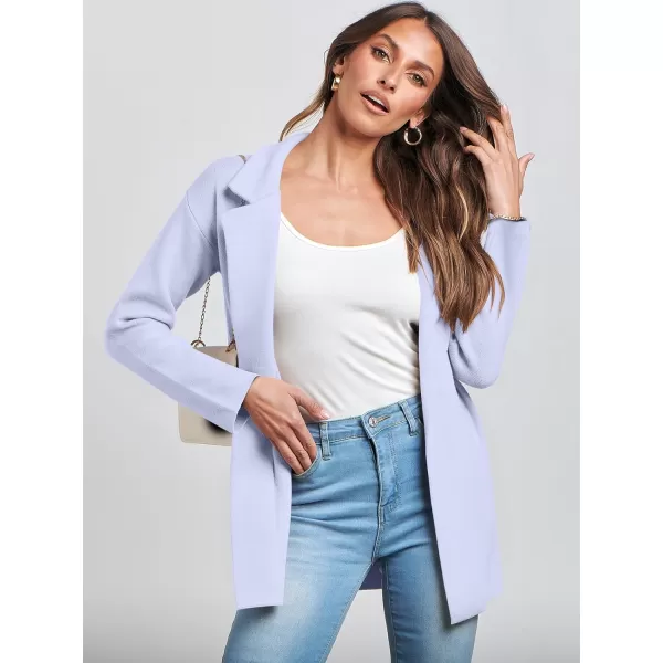 imageANRABESS Womens 2023 Open Front Cardigan Coats Long Sleeve Lapel Casual Chunky Sweater Blazer Jacket for Fall WinterBlue