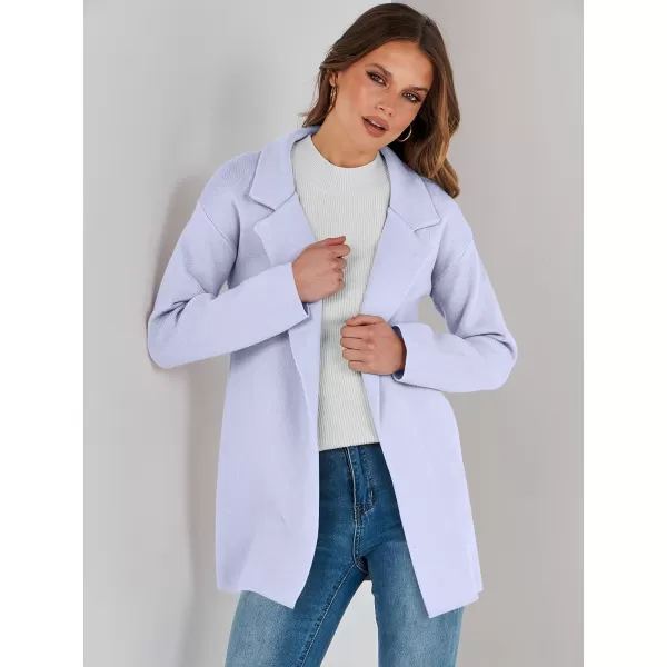 imageANRABESS Womens 2023 Open Front Cardigan Coats Long Sleeve Lapel Casual Chunky Sweater Blazer Jacket for Fall WinterBlue
