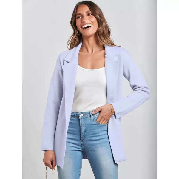 imageANRABESS Womens 2023 Open Front Cardigan Coats Long Sleeve Lapel Casual Chunky Sweater Blazer Jacket for Fall WinterBlue