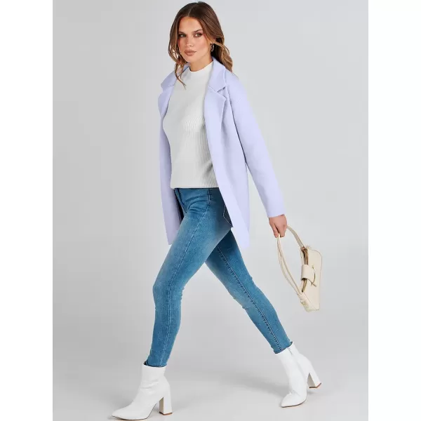 imageANRABESS Womens 2023 Open Front Cardigan Coats Long Sleeve Lapel Casual Chunky Sweater Blazer Jacket for Fall WinterBlue