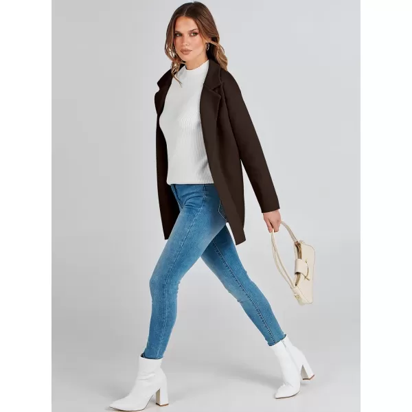 imageANRABESS Womens 2023 Open Front Cardigan Coats Long Sleeve Lapel Casual Chunky Sweater Blazer Jacket for Fall WinterCoffee