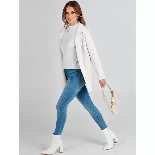 imageANRABESS Womens 2023 Open Front Cardigan Coats Long Sleeve Lapel Casual Chunky Sweater Blazer Jacket for Fall WinterWhite