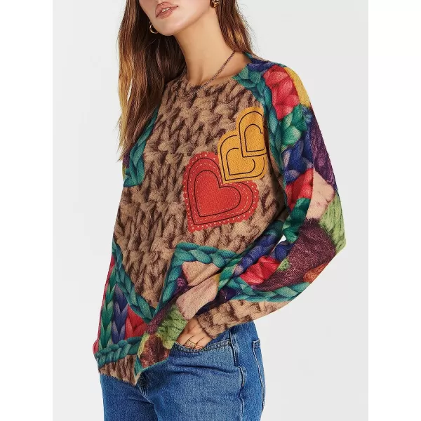 imageANRABESS Womens Boho Sweater Long Sleeve Crewneck Casual Loose Oversized Graphic Pullover Sweater TopGraphic 02