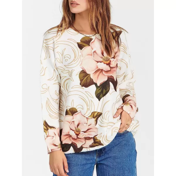imageANRABESS Womens Boho Sweater Long Sleeve Crewneck Casual Loose Oversized Graphic Pullover Sweater TopGraphic 03