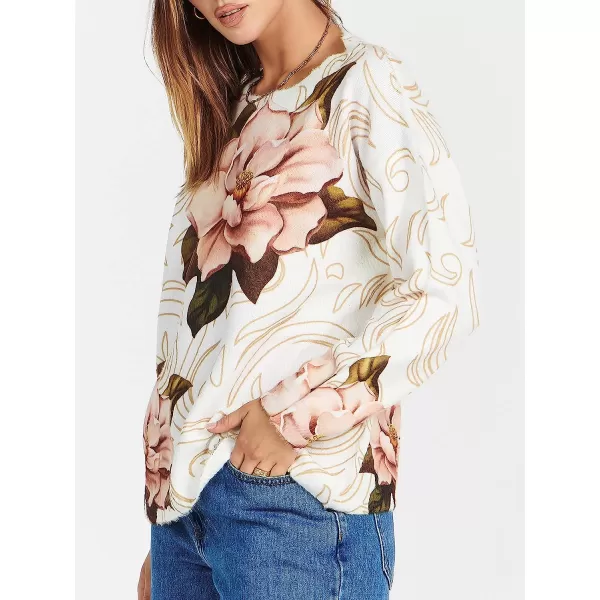 imageANRABESS Womens Boho Sweater Long Sleeve Crewneck Casual Loose Oversized Graphic Pullover Sweater TopGraphic 03