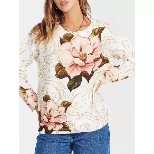 imageANRABESS Womens Boho Sweater Long Sleeve Crewneck Casual Loose Oversized Graphic Pullover Sweater TopGraphic 03