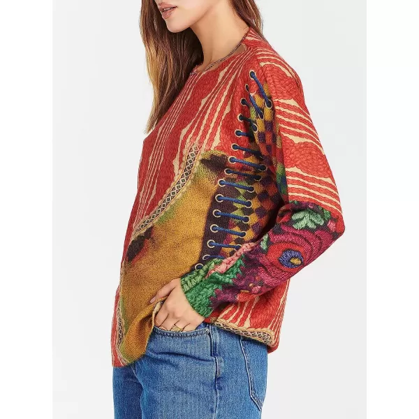 imageANRABESS Womens Boho Sweater Long Sleeve Crewneck Casual Loose Oversized Graphic Pullover Sweater TopGraphic 05