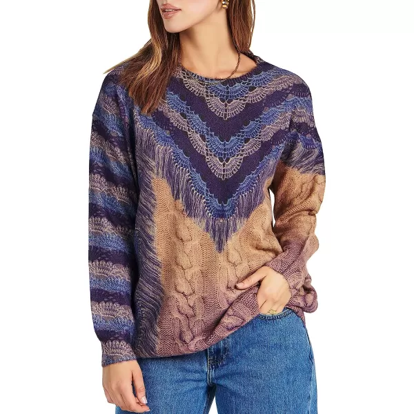 imageANRABESS Womens Boho Sweater Long Sleeve Crewneck Casual Loose Oversized Graphic Pullover Sweater TopGraphic 11