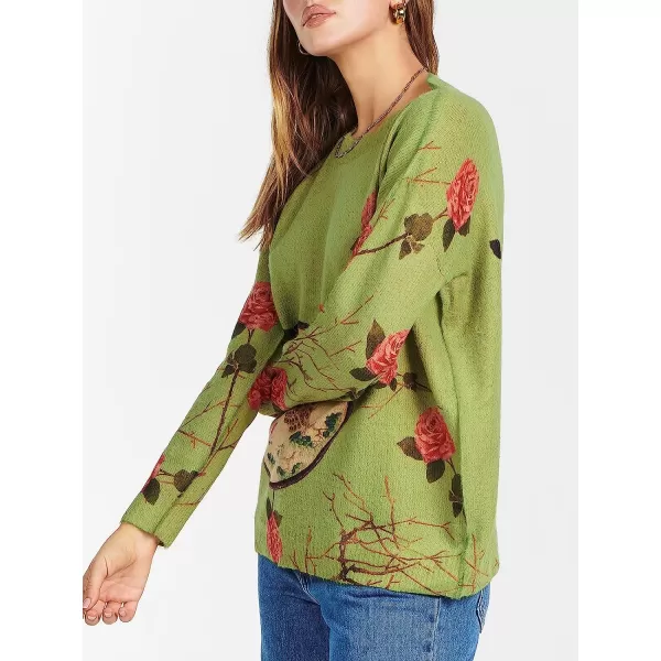 imageANRABESS Womens Boho Sweater Long Sleeve Crewneck Casual Loose Oversized Graphic Pullover Sweater TopGraphic 12